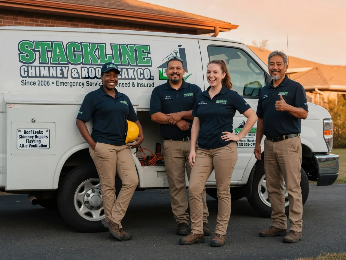 Chimney flashing repair company in Caledonia, OH